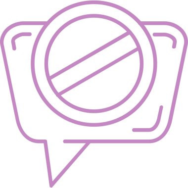 konuşma kabarcığı vektör çizimi