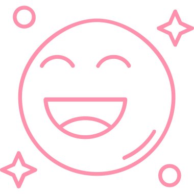 Mutlu yüz simgesi vektör illüstrasyon tasarımı