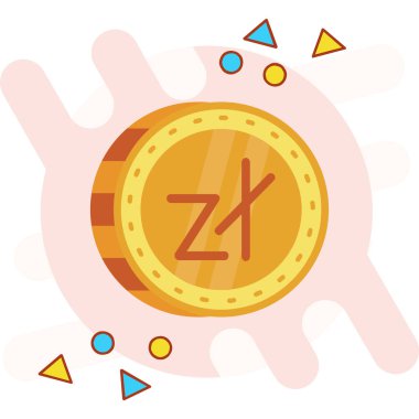 Dijital ödeme vektörü illüstrasyon tasarımlı kripto para birimleri