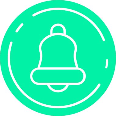 Çan simgesi, vektör çizimi