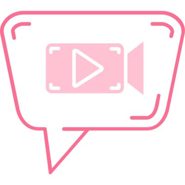 Sohbet simgesi vektör illüstrasyonu