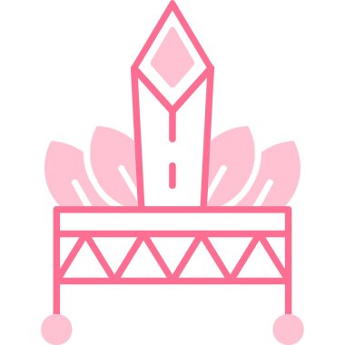 Güzellik simgesinin vektör illüstrasyonu