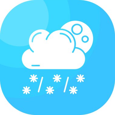 Bulut havası. Basit resimleme