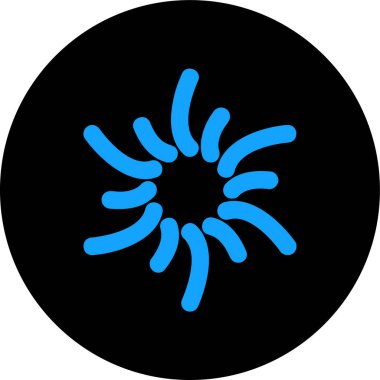 çiçek simgesi vektör illüstrasyonu