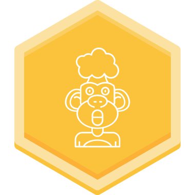 Şef simge vektör illüstrasyonu