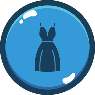 Elbise. Web simgesi basit illüstrasyon