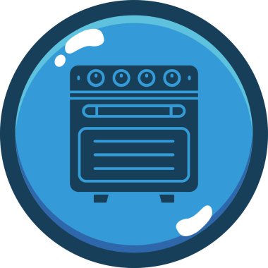 Mutfak. Web simgesi basit illüstrasyon