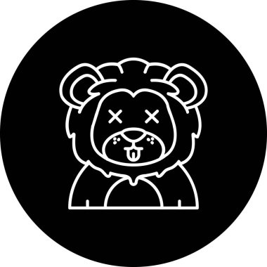 Kişisel ticari ifadede vektör emoji simgesi.