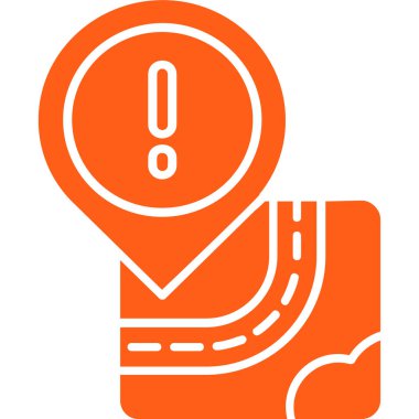 konum. Web simgesi basit illüstrasyon