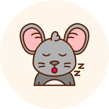 Çizgi film tavşanının vektör çizimi