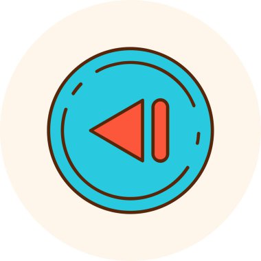 Müzik çalar. Basit tasarım