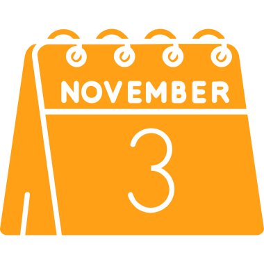 Takvim simgesinin vektör illüstrasyonu