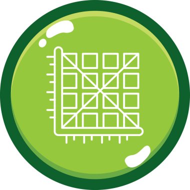 Benzersiz bilardo merdiveni çizgisi vektör simgesi