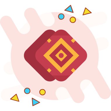 Casino chips vektör simgesi