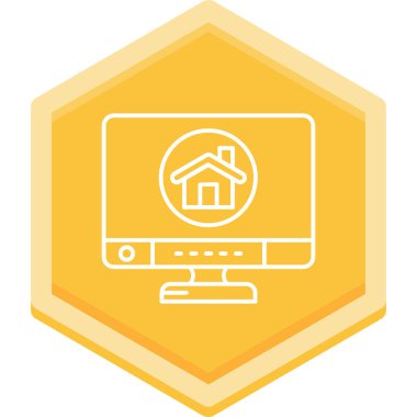 ev vektörü simgesi modern basit illüstrasyon