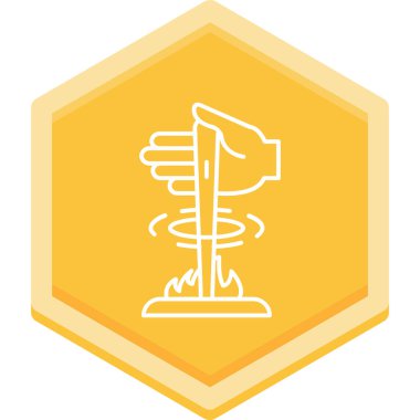 Modern simgenin vektör illüstrasyonu