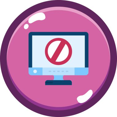 bilgisayar ağı basit illüstrasyon