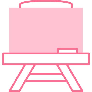 Sandalye. Web simgesi basit tasarım