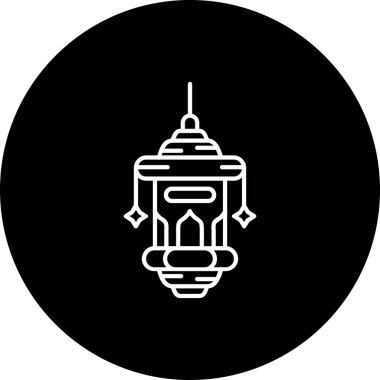 Ramazan lambasının vektör illüstrasyonu, ramazan kavramı