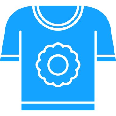 Çiçek. Web simgesi basit illüstrasyon