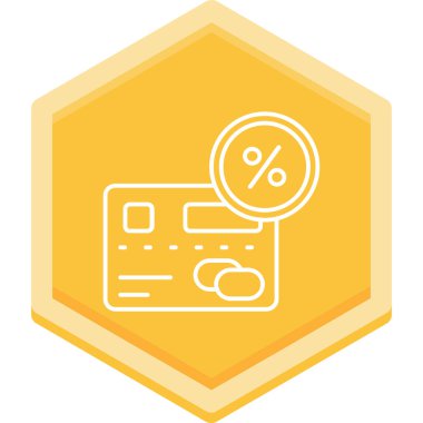 Kredi kartı vektör simgesi