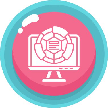 bilgisayar simgesi, vektör illüstrasyonu