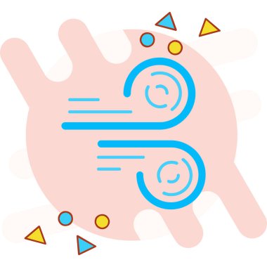 Çizgi film simgesinin vektör çizimi