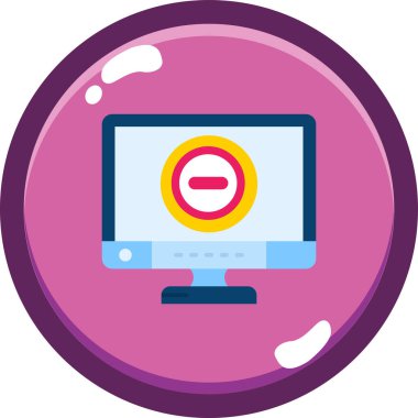 Çizgi roman düz vektör resimlemesini durdur