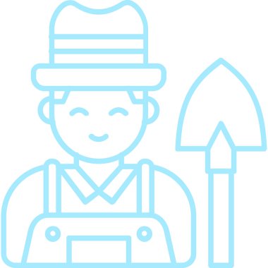 Çiftçilik - tarım - Çiftçilik - Tarım kategorisinde çiftçi ikonu