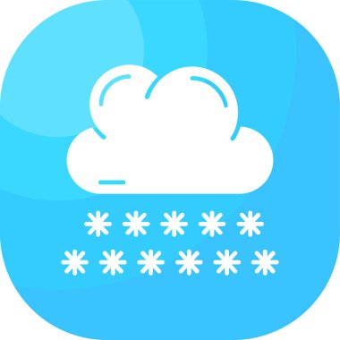 Hava durumu. Web simgesi basit illüstrasyon