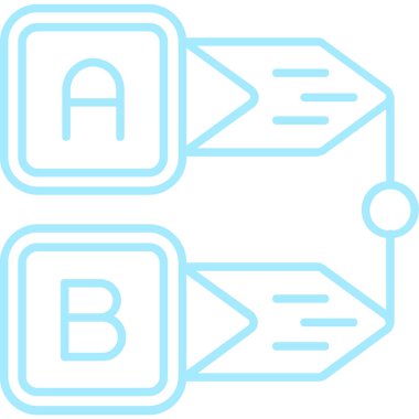 Bir b simgesinin vektör illüstrasyonu