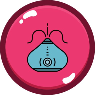 Çizgi film simgesinin vektör çizimi