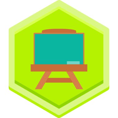 Masa. Web simgesi basit illüstrasyon