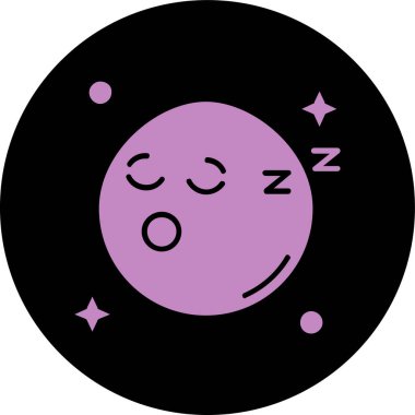 Yıldızlı gece uykusu, Ay 'ın ve yıldızların simgesi.