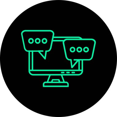 bilgisayar simgesi vektör illüstrasyonu