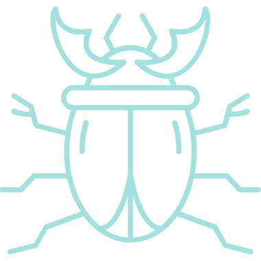 Böceğin vektör illüstrasyonu