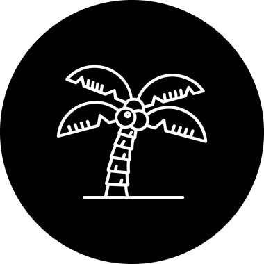 Yaz tatili simgesinin vektör illüstrasyonu