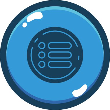 Su. Web simgesi basit illüstrasyon