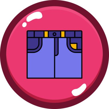 Giyim simge vektör çizim