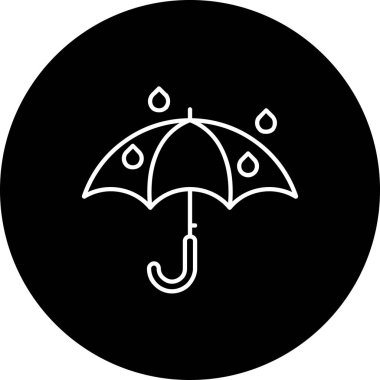 şemsiye vektör çizim