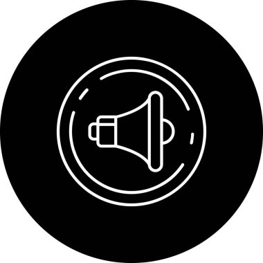 Moda Biçimli Sözcü Simgesi İzole Arkaplan