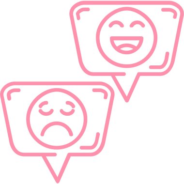 Sohbet simgesi vektör illüstrasyonu