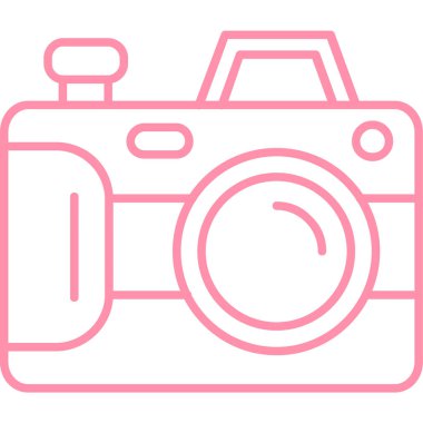 kamera simgesi vektör illüstrasyonu