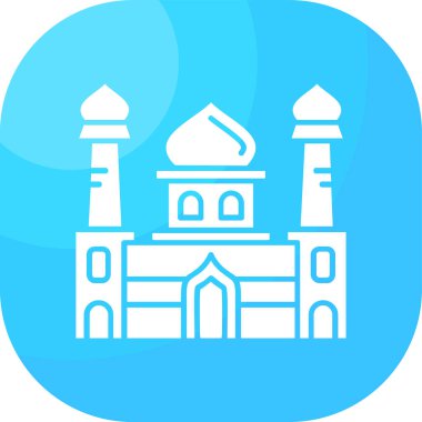 Cami inşa vektör simgesi