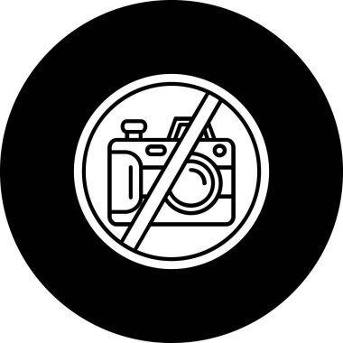 Moda biçimi izole edilmiş arkaplanda kamera simgesi yok