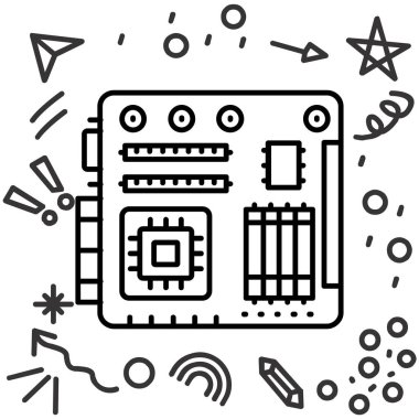 devre kartı simgesi, özet biçimi