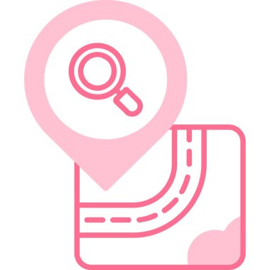 Ara. Web simgesi basit illüstrasyon