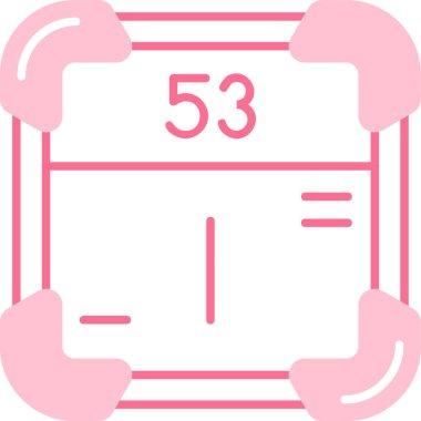 516 derecelik çizgi simgesi.