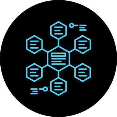 DNA simgesinin vektör illüstrasyonu