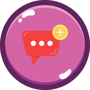 sohbet balonu vektör simgesi